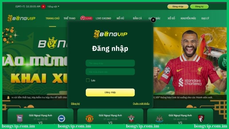 Đăng nhập Bongvip - Hướng dẫn thao tác chi tiết từ A đến Z 2 Hướng dẫn chi tiết cách đăng nhập tại nhà cái Bongvip