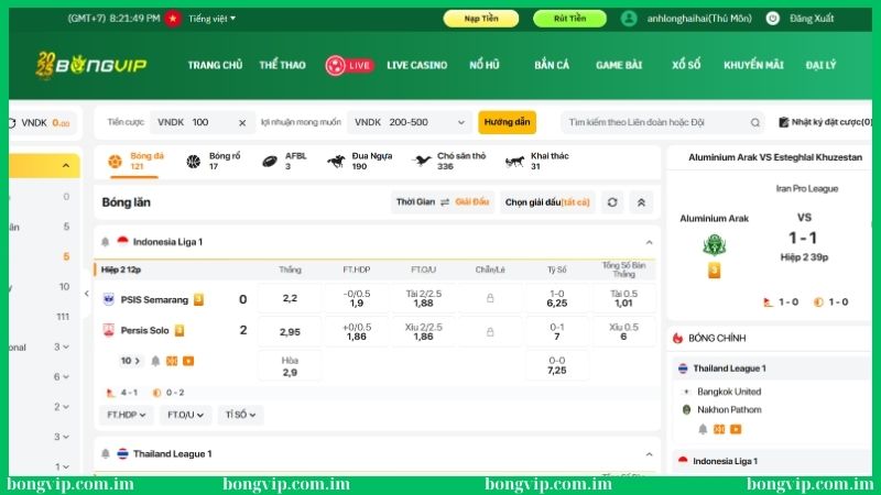 Những loại hình soi kèo bóng đá hôm nay tại Bongvip 