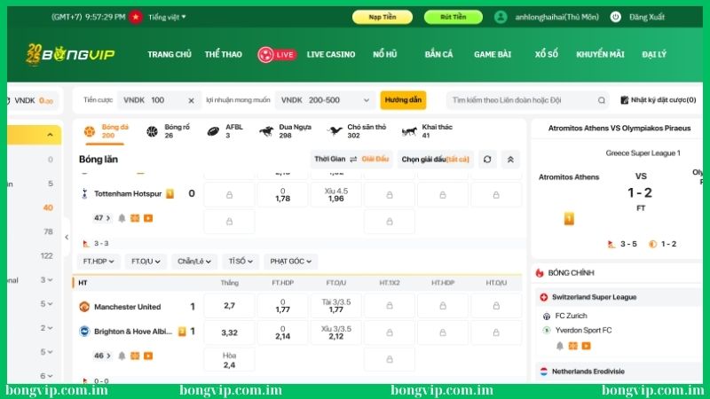 Soi kèo thẻ phạt bằng cách theo dõi biến động tỷ lệ 