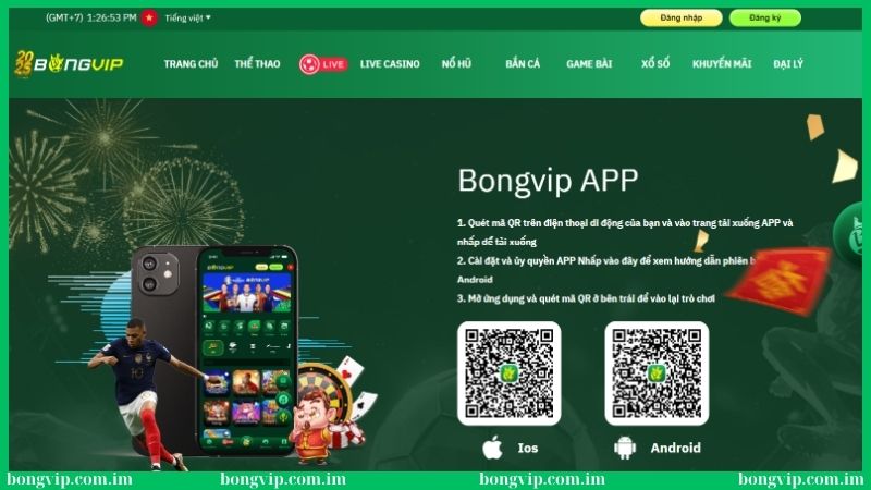 Tải app Bongvip - Hướng dẫn quy trình tải từ A đến Z 1 Hướng dẫn quy trình tải app Bongvip từ A đến Z